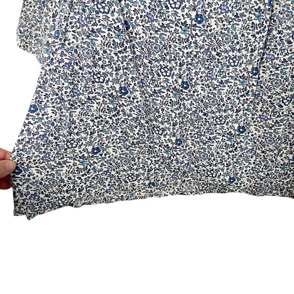 JONES NEW YORK Lightweight Rayon Floral Long-Sleeve V-Neck Blouse, 1X - Picture 4 of 12